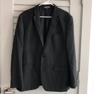 Gray wool Express Photographer blazer